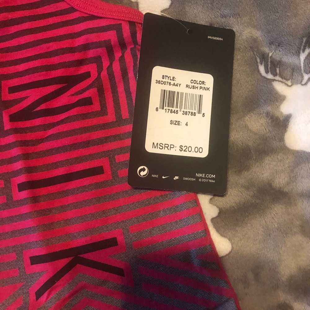 Nike Reverb Tank Top Rush Pink - Picture 2 of 9